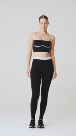 Airbrush Streamlined Bra Tank – Black/White - Image 5